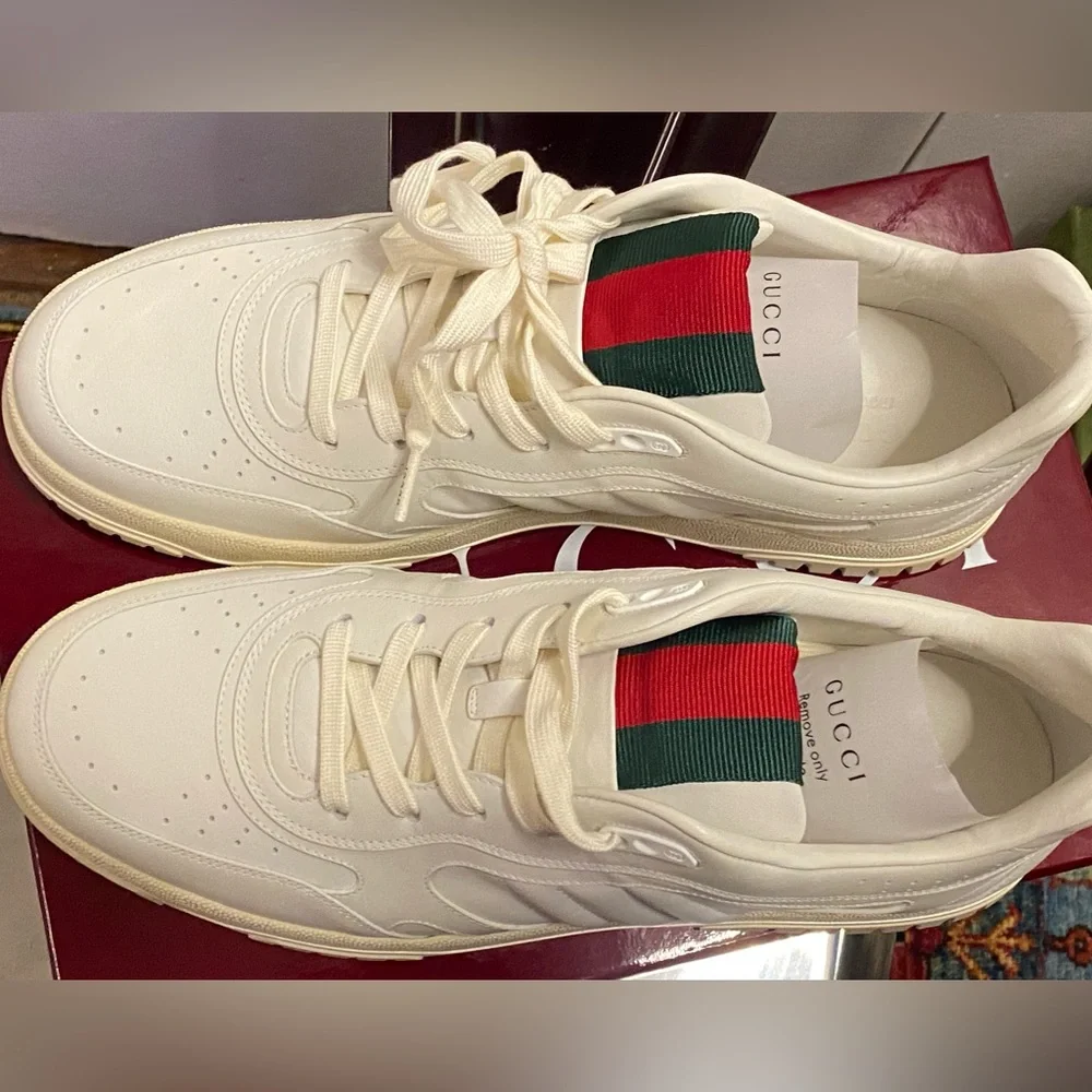 GUCCI NEW MEN'S RE-WEB SNEAKER